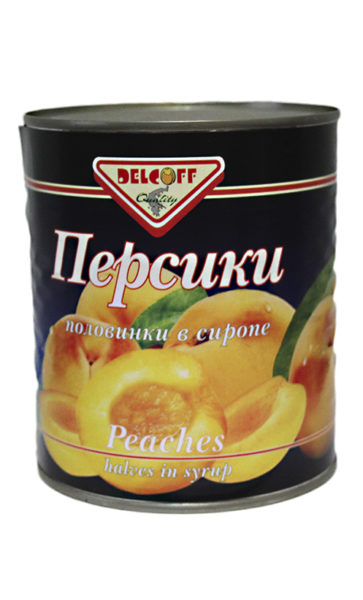 Персики консервированные Delcoff